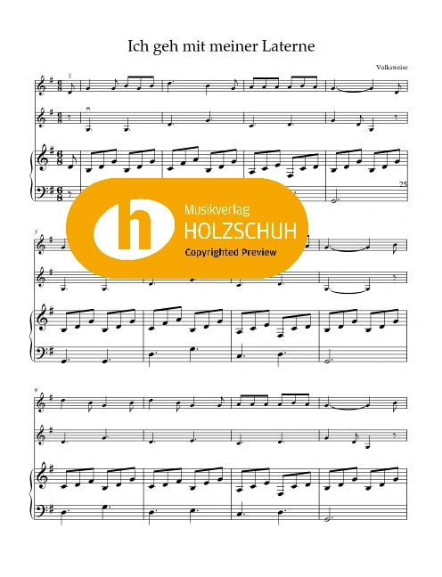 Ich geh mit meiner Laterne